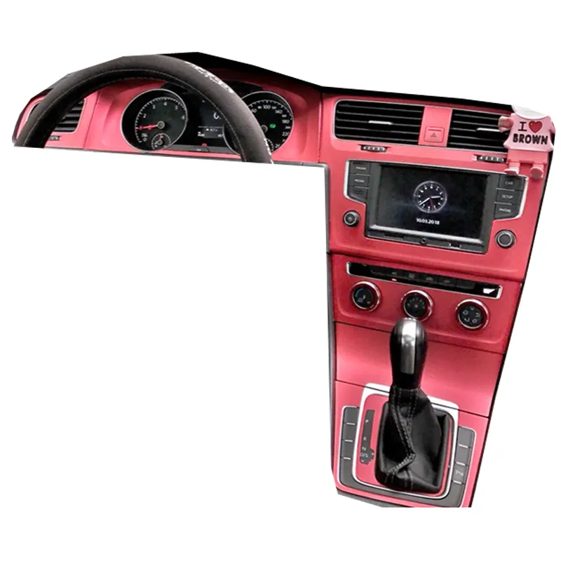 Essen gauche voiture allume-cigare couverture autocollant autocollant  accessoire pour Volkswagen Golf 7