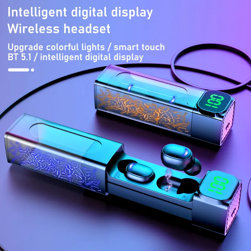 E50 earbuds top