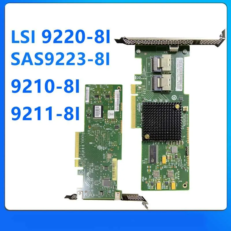 Orijinal LSI 9223-8I 9210-8I 9211-8I 9220-8I RAID KART SAS 2008 PCIE Dizisi 6GB/S IT Modecomputer