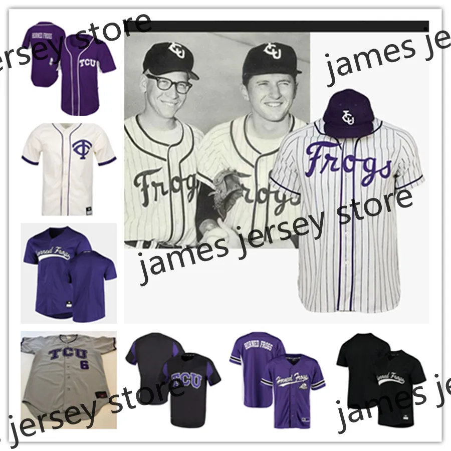 NCAA College TCU Baseball Custom Wears Horned 2022 Frogs Baseball