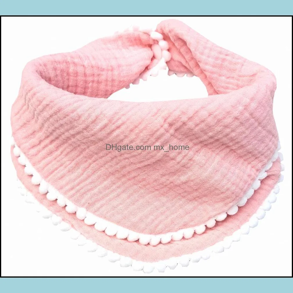baby bibs burp cloths 20 colors infant saliva cloth bandana cotton ins triangle bib z1827