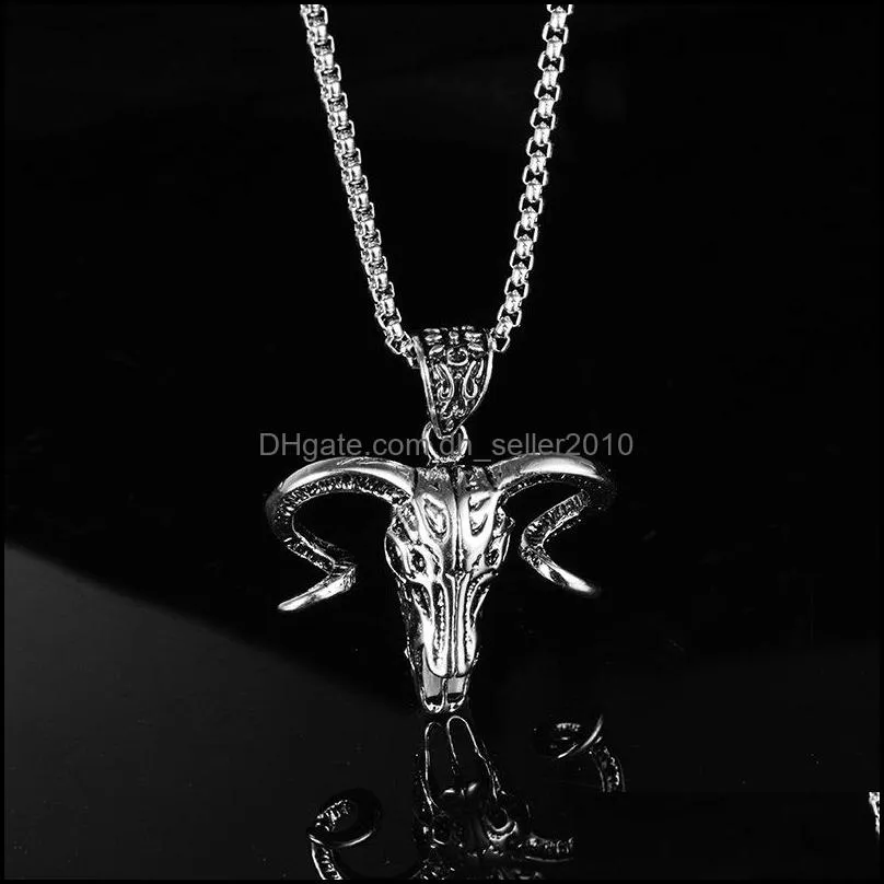 hip hop jewelry sheepshead necklaces pendant fashion jewelry for women men pendant necklace