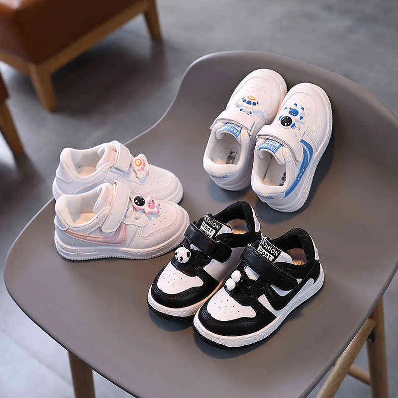 2023 Primavera Niños Niñas Moda Zapatillas Bebé Niño Pequeño Cuero