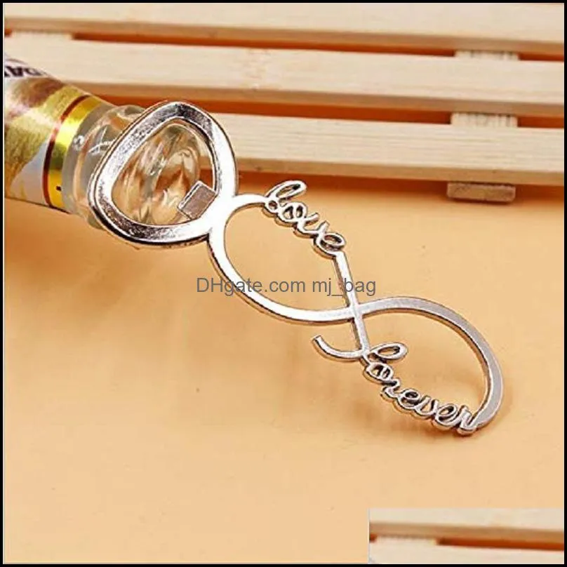 love forever bottle opener pendant decoration wedding favors gifts wedding gifts guests wedding souvenirs party supplies