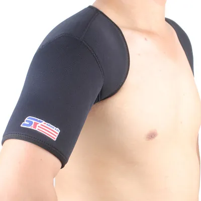 1pc bambou gymnastique sport soins Double épaule soutien dos orthèse garde sangle enveloppement ceinture bande coussinets bosse blessure douleur hommes femmes