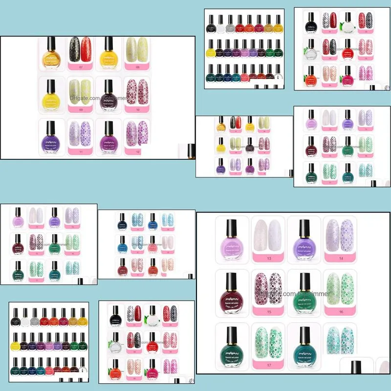 new fashion special nail polish 26 color optional for nails art stamping print 10ml