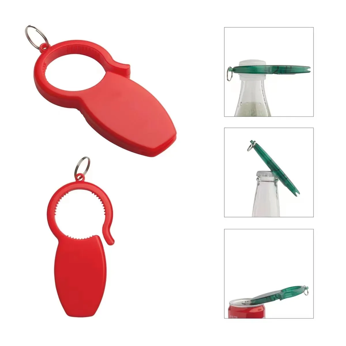 2022 New 3 in 1 bottle opener keychain for Water Soda Juice Twist-Off for Weak Hands Seniors with Arthritis Elderly