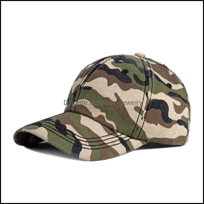 outdoor camouflage adjustable cap army fishing hunting hiking basketball snapback hat