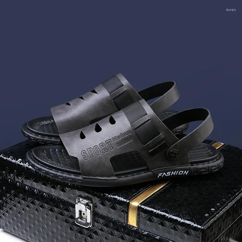 Masculino Sandalia Sandalias Sandals Sandali Hombre Da Uomo 남성 남성을위한 여름 Sandel Masculina Couro Rasteira Deportivassandals S 204