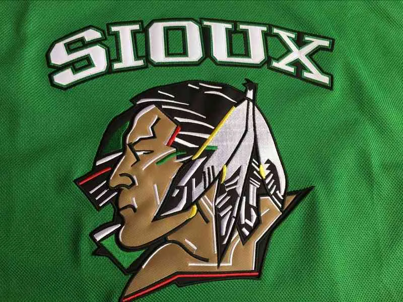 North Dakota Fighting Sioux Zach Parise 2024 College Hockey Stitched Jersey