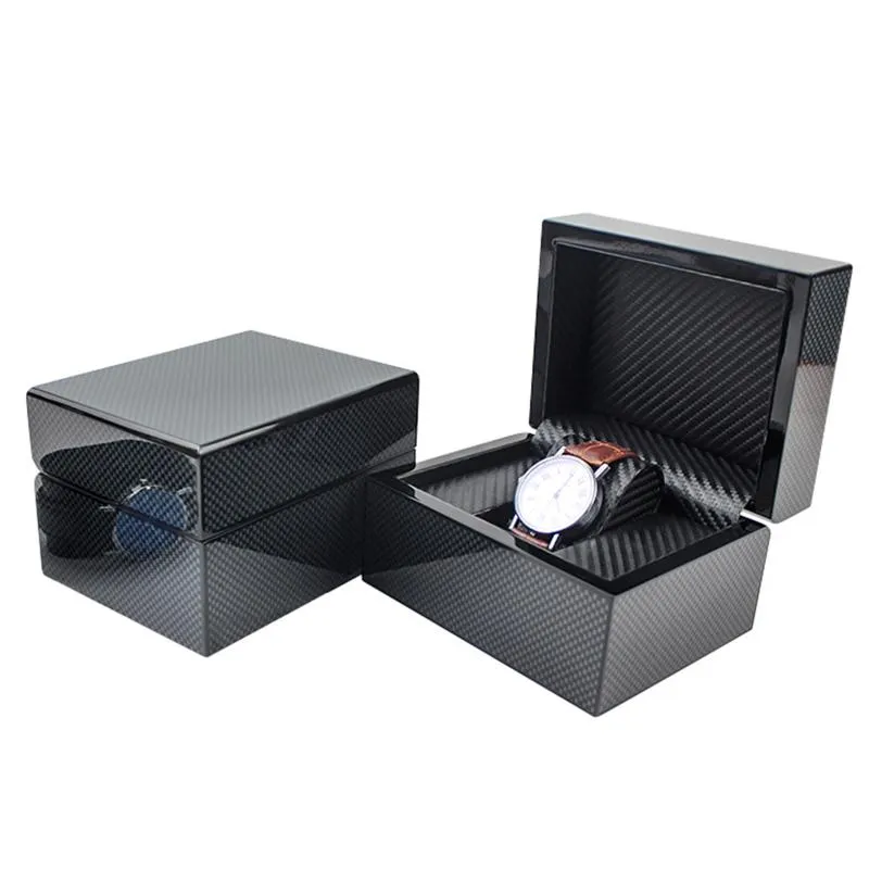 Watch Boxes & Cases Luxury Single Box With Pillow Men Jewelry Storage Case Organizer