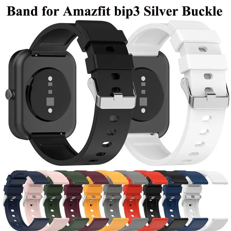 Correa Para Amazfit Bip 3 GTS 3 2e 2mini Pop Pro BIP U Lite 1S GTR