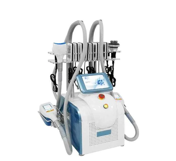 L'effet cryolipolyse avec 3Cryo poignées équipement d'aspiration de congélation de graisse perte de poids rapide machine de beauté à coussin laser à cavitation 40k