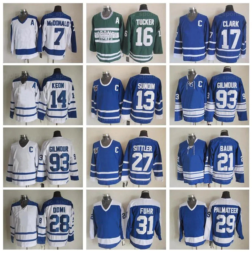Vintage Classic Hockey Jersey Retro 75 Anniversary 13 Mats Sundin 17