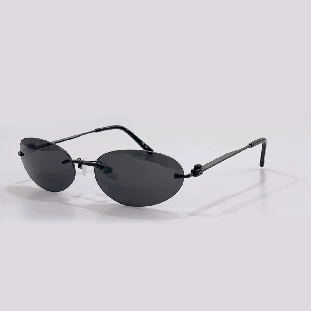 Frameless Oval Polarized Sunglasses for Women and Men with  display picture 3