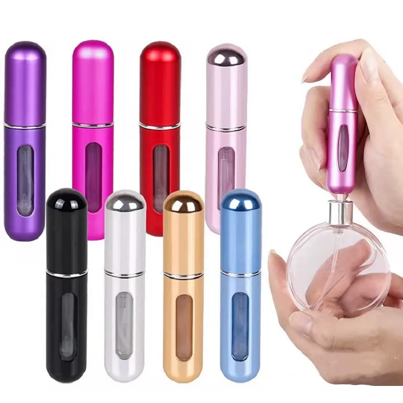 5ml perfume Storage Bottles bottom direct charging self pumped recyclable rechargeable spray-bottle portable cosmetic bottle T9I002016
