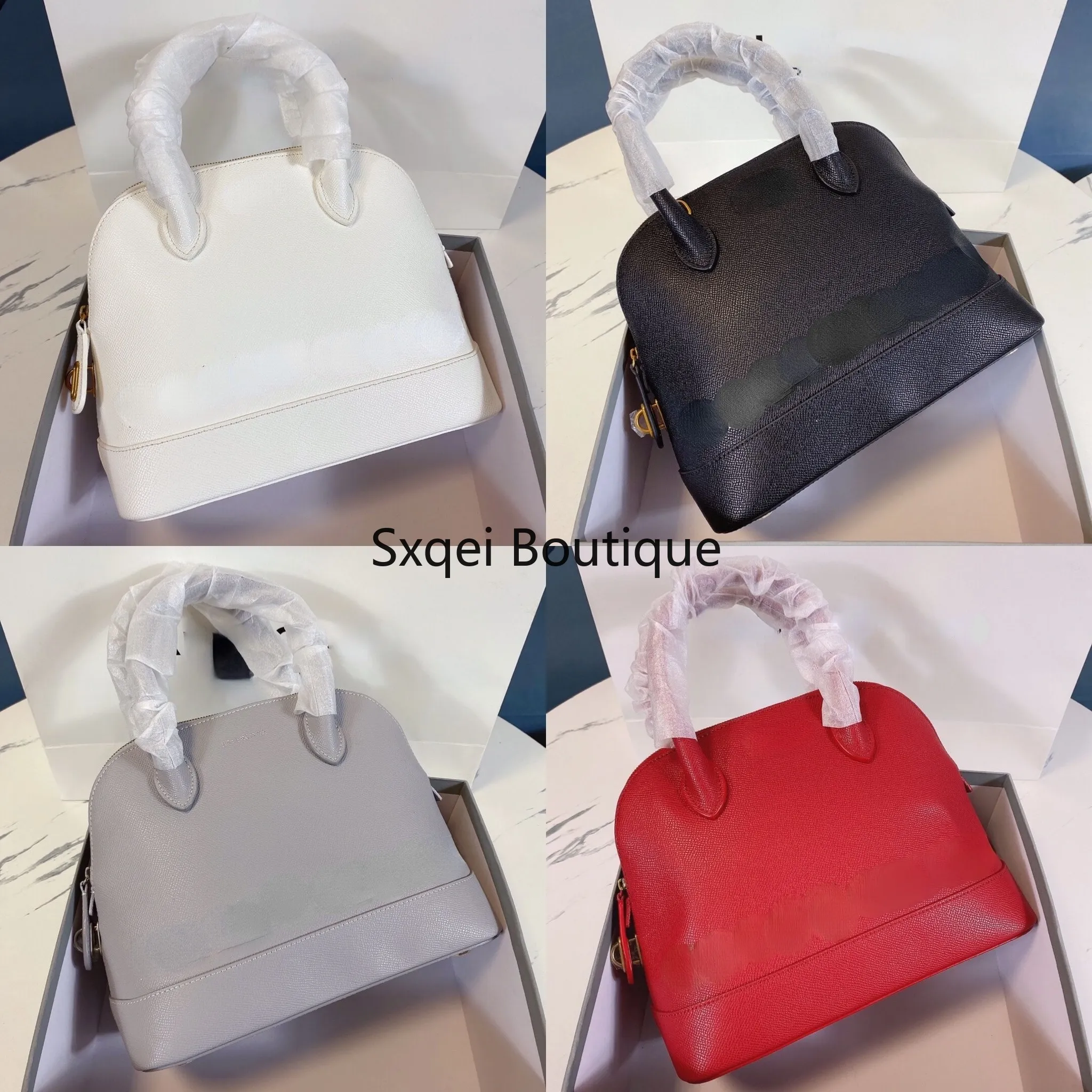 2022 Borsa a conchiglia di design di lusso per le donne Borse di lusso Totes Borsa a mano di design Borse da donna Borse in pelle Moda 9 colori Borse a tracolla versatili