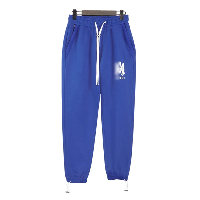 2022 pantalones de carga de los hombres pantalones de chándal de algodón puro de diseño de alta calidad de lana técnica letras de la borla del basculador suelto casual versión de gran tamaño jogging Terry pant joggers RSQW