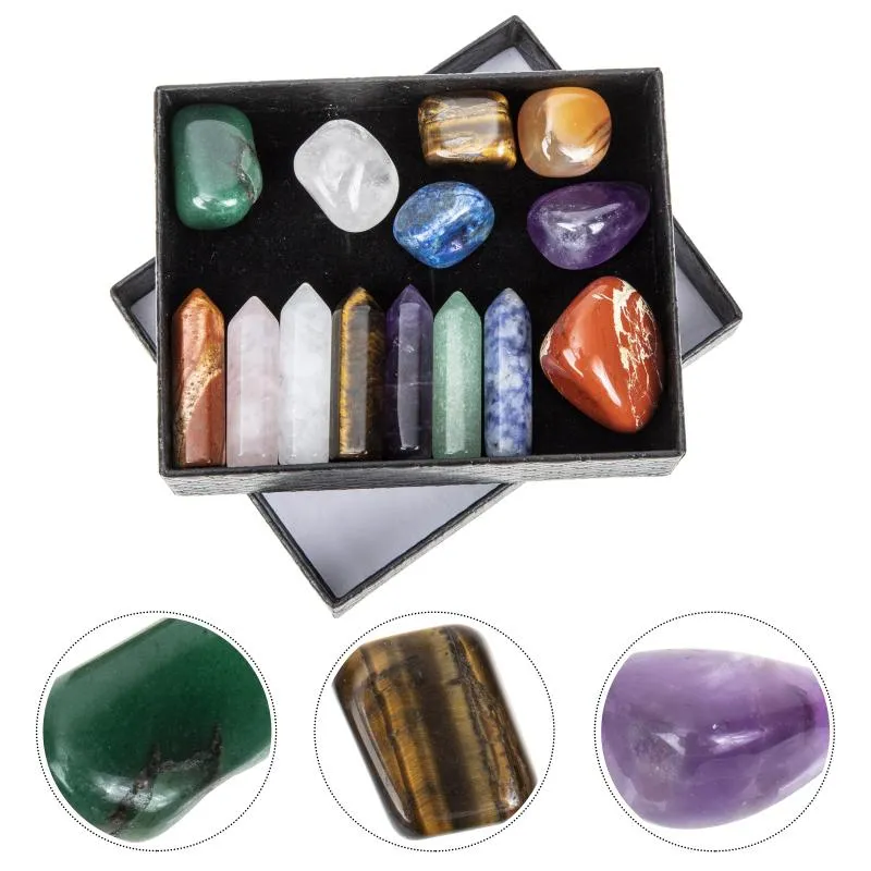 Charm Bracelets Set Decorative Crystal Stones Multi-function Chakra Portable Energy StonesCharm