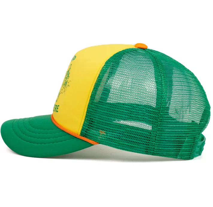 Mode veelzijdige grensoverschrijdende mesh cap heren gedetecteerde cap trucker caps