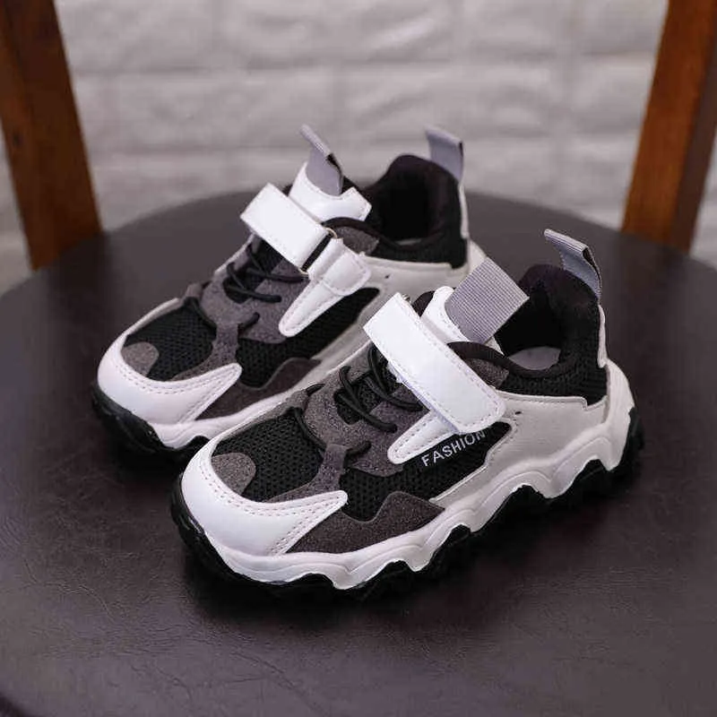 New Kids Boys Sneakers Kinder Herumn Winter Sport Casual Schuhe für große Mädchen Mesh atmabable Schuh 3 4 5 6 7 8 9 10 11 12 Jahr G220517