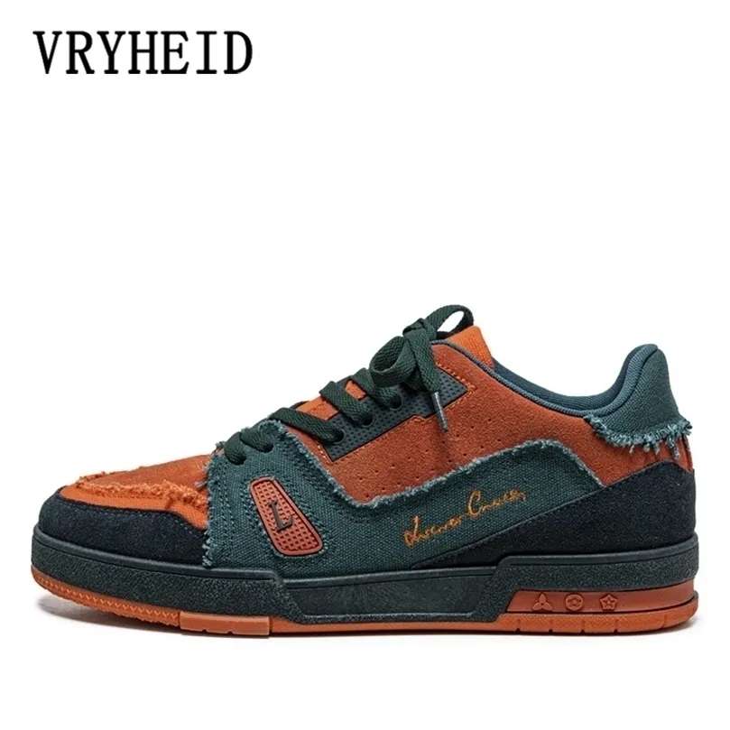 Vryheid Mens Sports Shoes Fashion Vuxen Tennis Casual Shoes Breattable Plat Footwear Men Luxury Brand Design Sneakers 220815