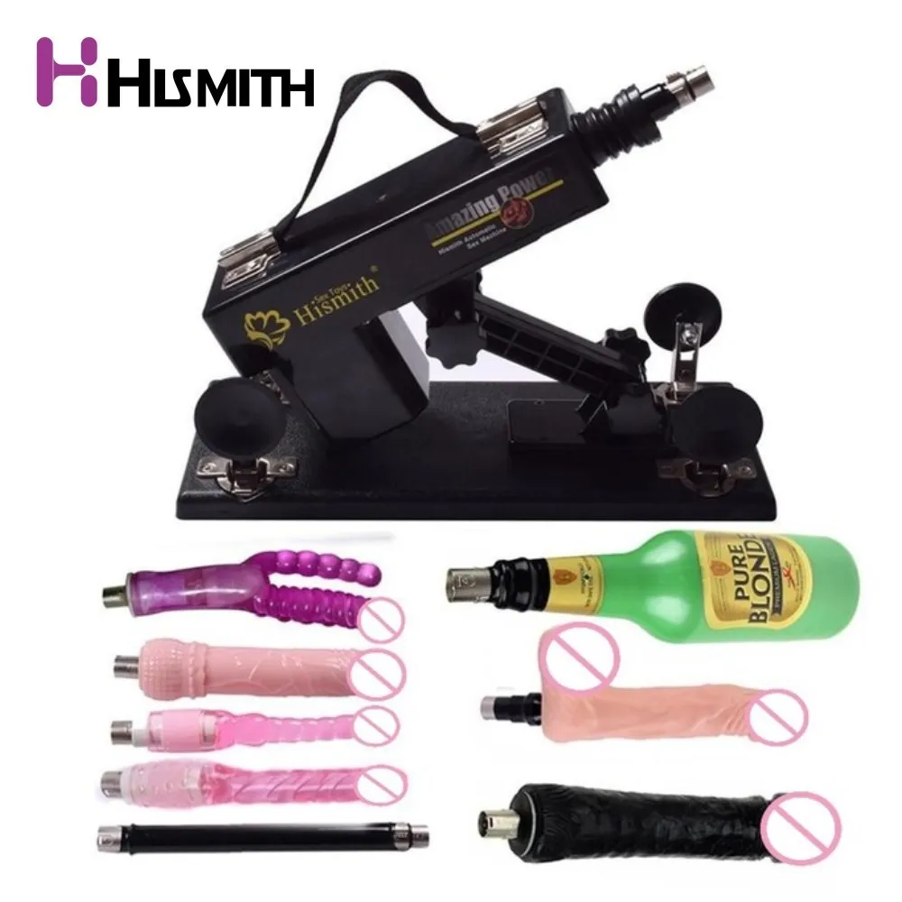 Máquina sexy, máquina consolador retráctil, masturbación femenina, pistola de bombeo, pistola vibradora automática, productos, accesorios gratis de 8 Uds.