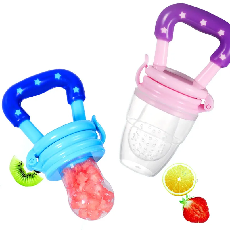 Bébé Teether Nipple Oral Fruit Nourriture Sucettes Silicone Teethers Safety Feeder Bite Bpa Free