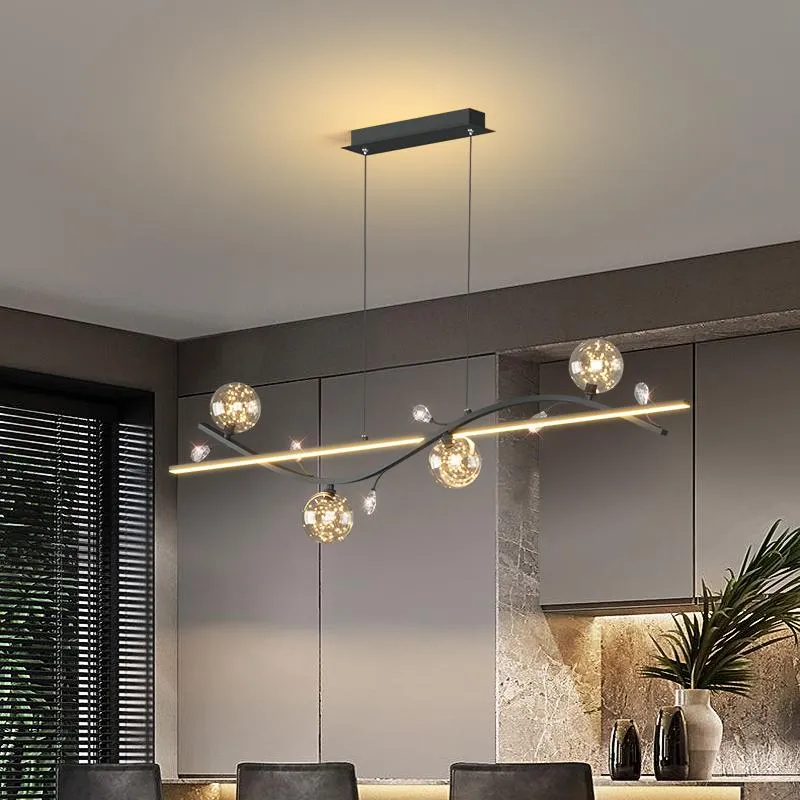 Pendelleuchten LED-Lampe für Esszimmer Küche Wohnzimmer Schlafzimmer Innenhaus Moderne Dimmung Deckenleuchter Beleuchtung FixturePendant