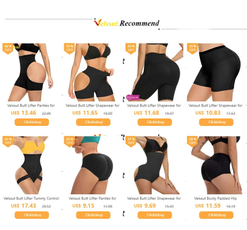 Butt Lifter Tummy Control Panties Booty Lift Pulling Underwear Body Shaper  Waist Trainer Corset Body Shapewear Plus Size