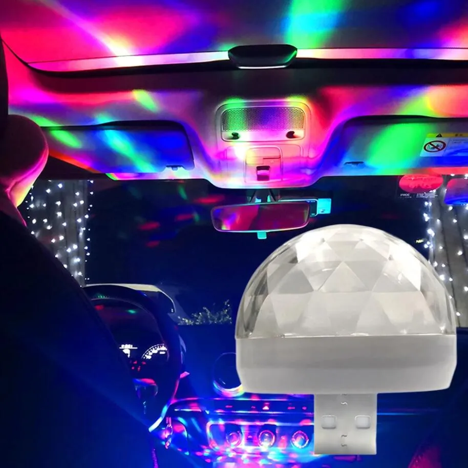LED RGB Discokugel Disco Lichteffekt DJ Party Bühnenbeleuchtung