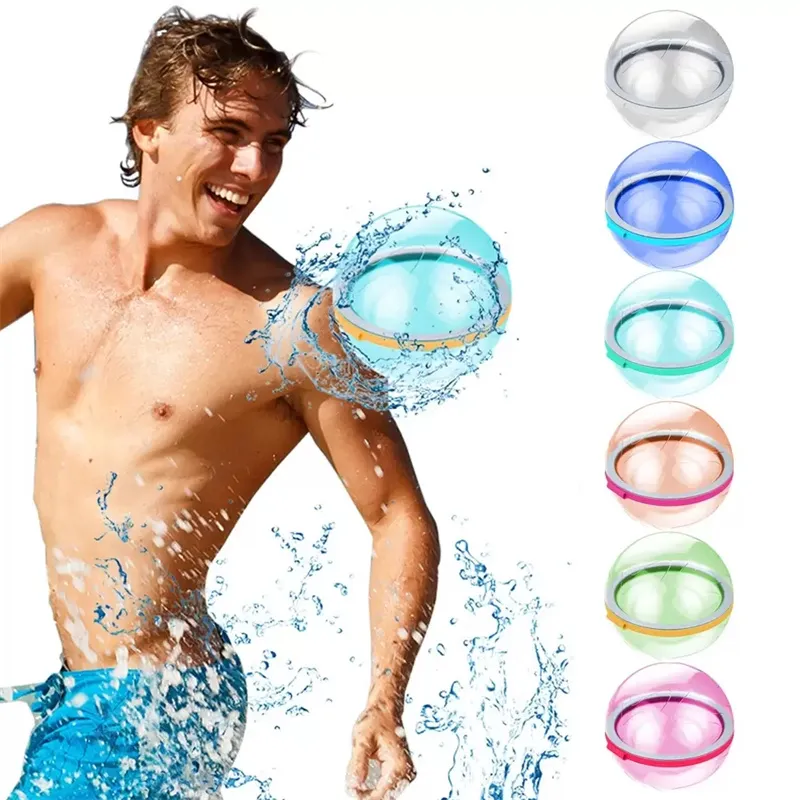 herbruikbare magnetische zachte siliconen ballon zomer water polo speelgoed strand vechtspellen buiten gevulde waterballen sport wateren