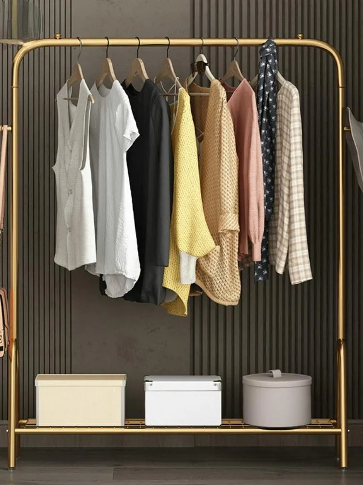 Ikea Clothes Rail Storage Nordic Drying Rack Single Pole Indoor Floor Hanger Home Coat Shelf Rose Gold Clothes Racks Simple Balcony RackCl From Johnlucas 77.63 DHgate.Com