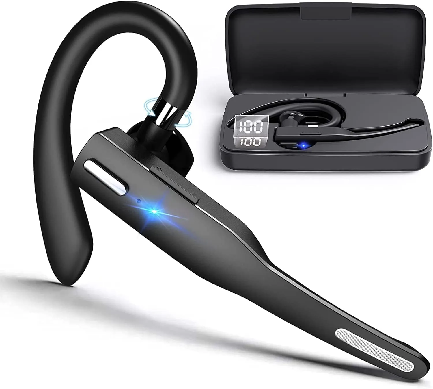 Sürücü Kulaklıklar Business Earbud Pro 3 Gen 4 Tek Sürücü BT Kulak Hook Kulaklıklar Kablosuz Araç Kulaklık Bir Kulaklık