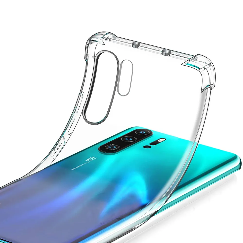 Luxury stötsäker silikon mjuka fodral för Huawei Nova 9 8 7 Pro se Clear Full Back Cover P50 P40 P30 P20 Lite Funda