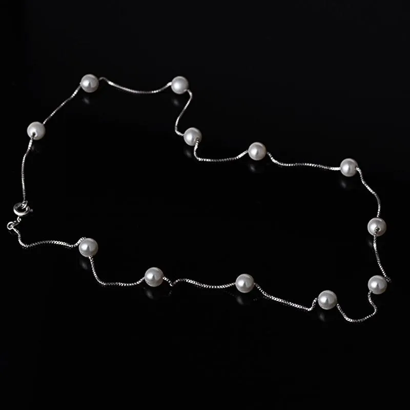 Pendentif Colliers Perles Sautoirs Pour Femmes Mode Boîte Chaîne Déclaration Collier Bijoux AccessoirePendentif