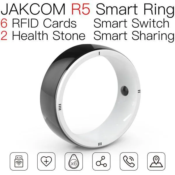 JAKCOM R5 SMART RING NOVO Produto de pulseiras Smart Match para R5 Max Smart Pulset Pulseira E07 Bracelete de atividade Y5