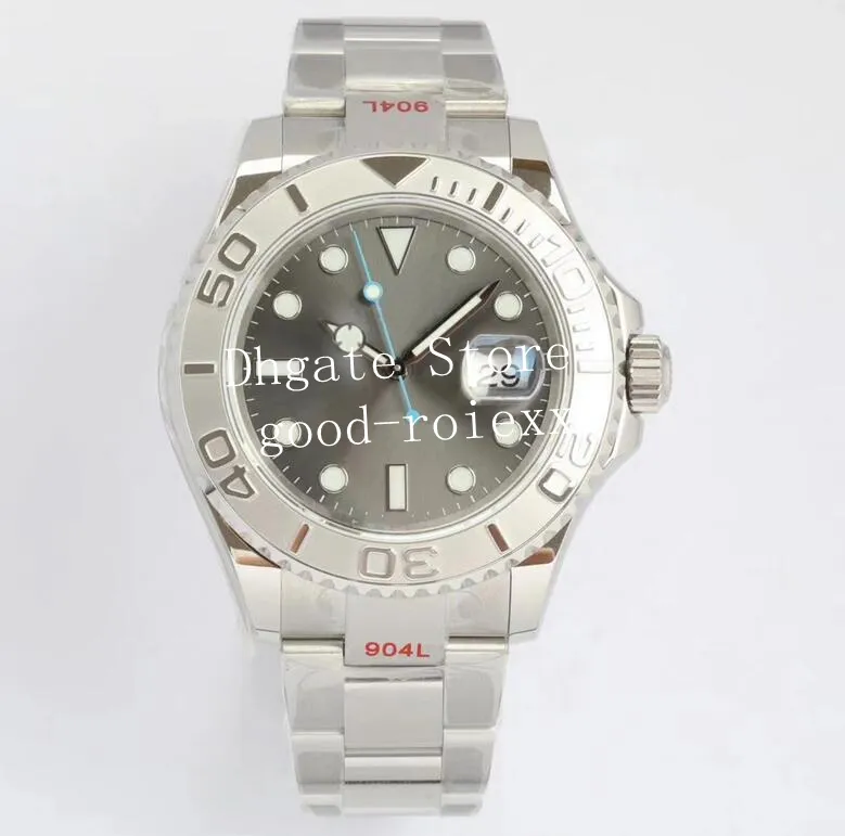 40 ملم رجال الساعات الرياضة الرجال مشاهدة التلقائي Cal.3235 Eta Rhodium Gray Blue 904L Steel Platinum 126622 EW Dive EWF Wristwatches