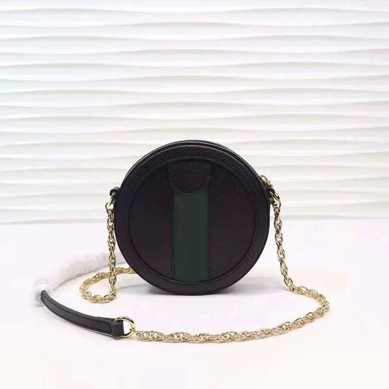 2022 Luxury Designer Bags Handbags Wallets Fashion Marmont Shoulder Bags High Quality PU Leather Women's Crossbody Designers Bagss Round Black Mini