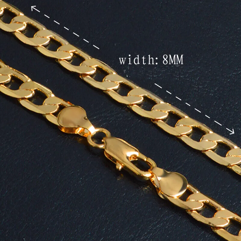 Catena Box Chain 0.8 Mm Oro Vero Collana In Oro Giallo 14K - Catena Box