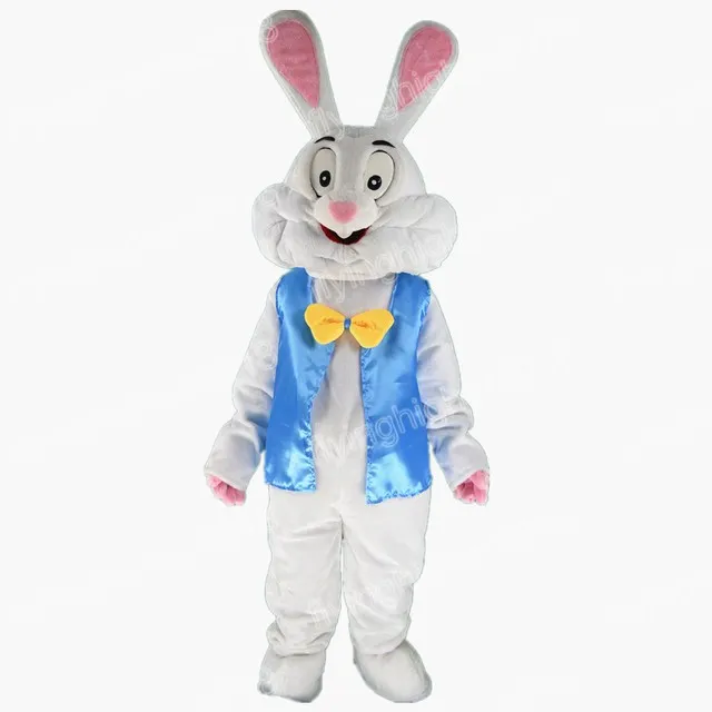 Hallowee Cute Rabbit Mascot Costume Cartoon Anime theme character Carnival Adult Unisex Dress Christmas Fancy Performance Party Dress