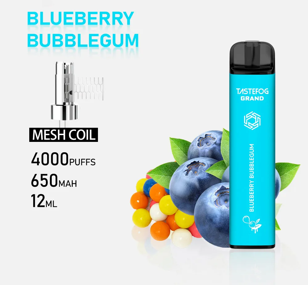 DX 일회용 전자 담배 e vape lux bars 퍼프 4000 12ml Tastefog 도매 가격