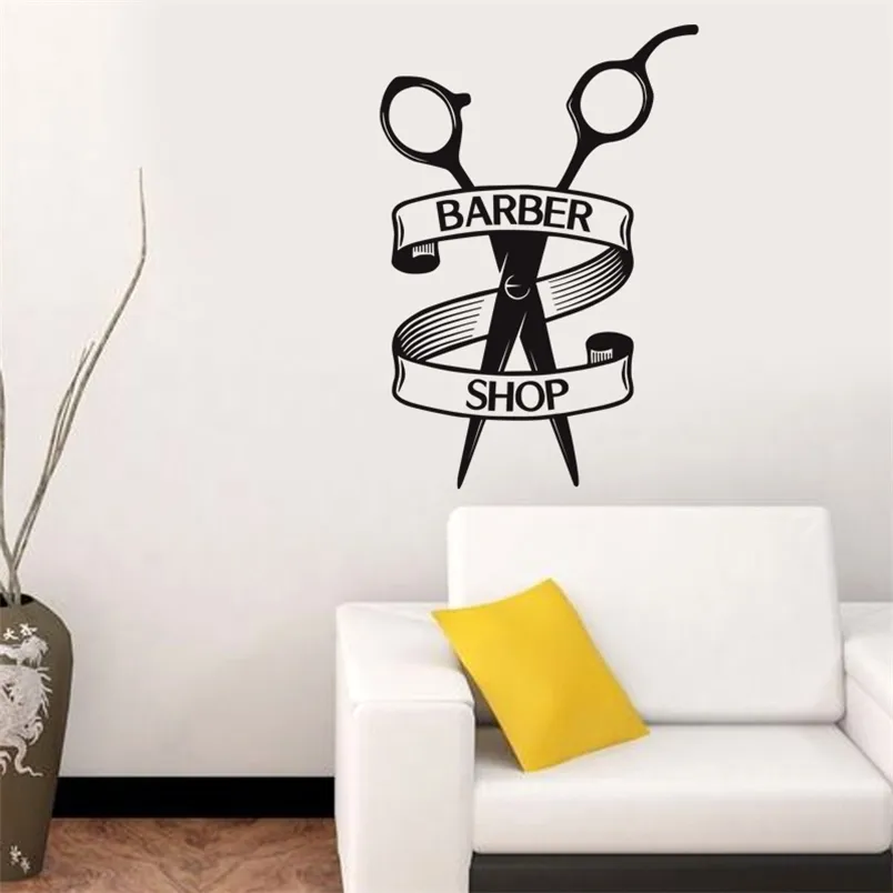 Barber Shop Sticker Bread Decal Customized Vinyl Wall Art Decor Windows