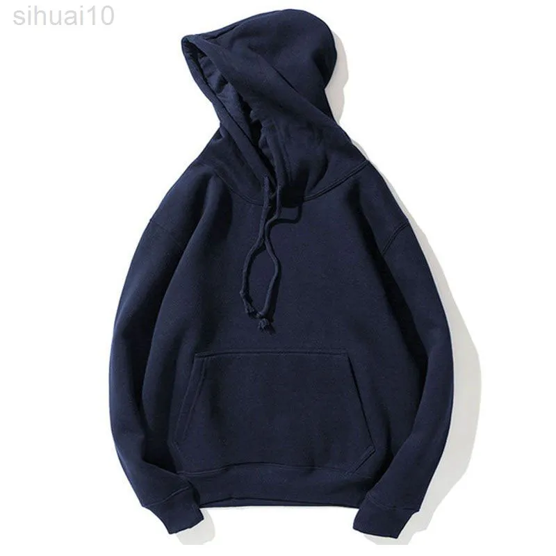 Mferlier Spring Autumn Men Hoodies 4XL 5XL 6XL 7XL Large Size Casual Sweatshirts Men Plus Size 4 Color L220730