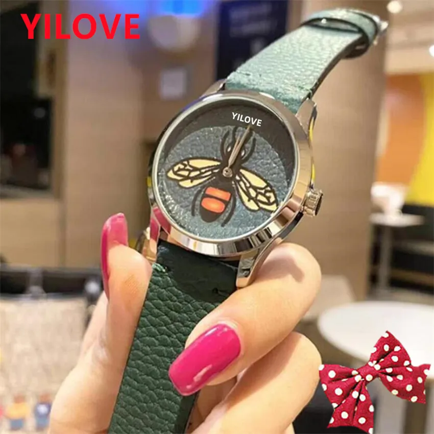 Montre de Luxe Womens 37 mm Watch Blue Genuine Leather Strap Quartz Movimiento Importado Reloj Fashion Top Gifts de lujo Regalos de pulsera de negocios impermeables