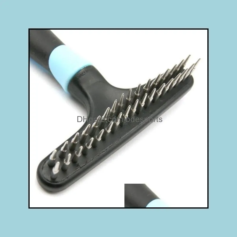 Pet Dog Short Long Thick Hair Fur Shedding Remove Cat Groom Rake Brush Comb