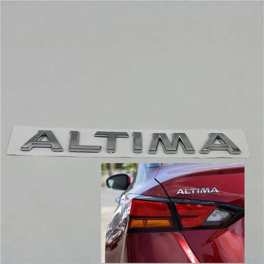 Für Nissan Altima Platinum Emblem Rear Trunk Sign Badges Logo Auto Decals226f