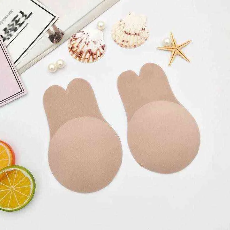 Sticky Bra Rabbit Kawaii Rabbit Bra Pads Women Push Up Bras For Self Adhesive Silicone ...