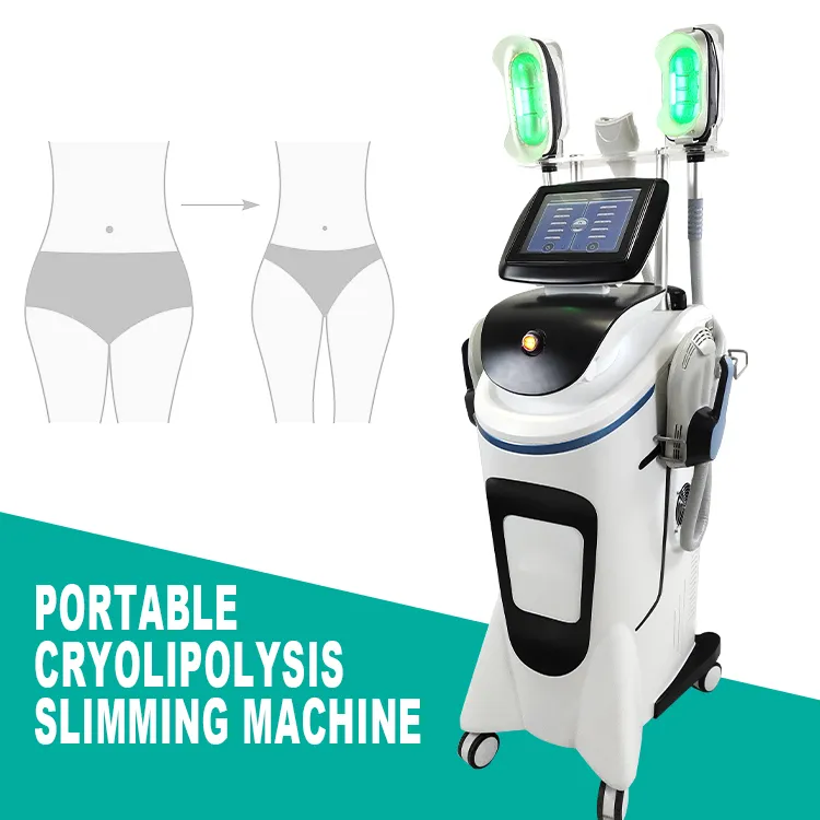 2022 New Product Cryo And Ems Freezing Machine Rf Cavitation With Laser Stomach Wrap Weight Loss Cryo Slim