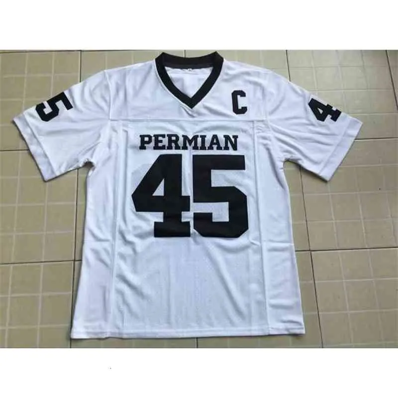 45 Boobie Miles Friday Night Lights American Football Jerseys With C Patch #35 Boobie Miles Men